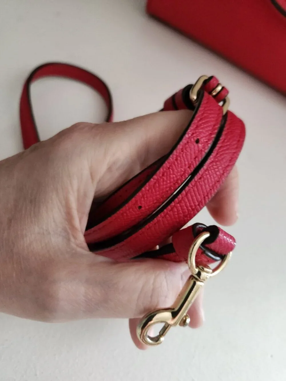 Euc Coach Mini Bennett Red Crossbody Bag Purse
